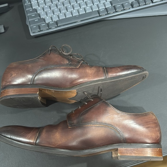 Steve Madden Plot dress shoes Mens 11 Dark Brown - Picture 3 of 6